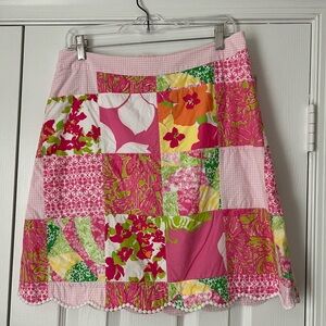Lilly Pulitzer Pink A-Line Knee-Length Skirt